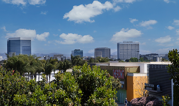 El Segundo City News buildings and trees