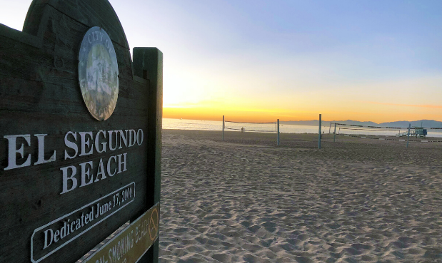 El Segundo Beach at sunset